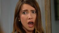 Steffy is stunned by the turn of events at the beach house | Image: CBS